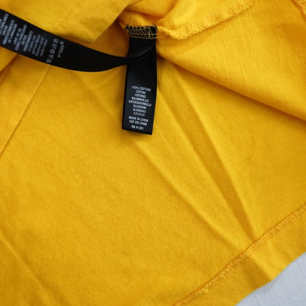 RLX Ralph Lauren T-Shirt Mens XL Yellow Short Sleeve Cotton Logo‎ Graphic Tee